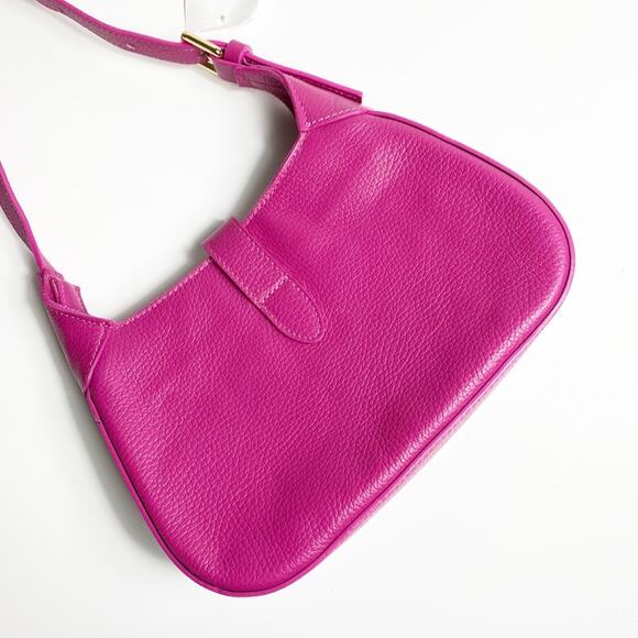 Persaman New York Hot Pink Genuine Leather Small Women Purse NEW - Picture 5 of 8